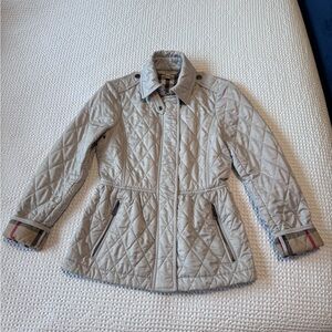 Burberry Quilted Jacket coat Coat - Light Tan size small